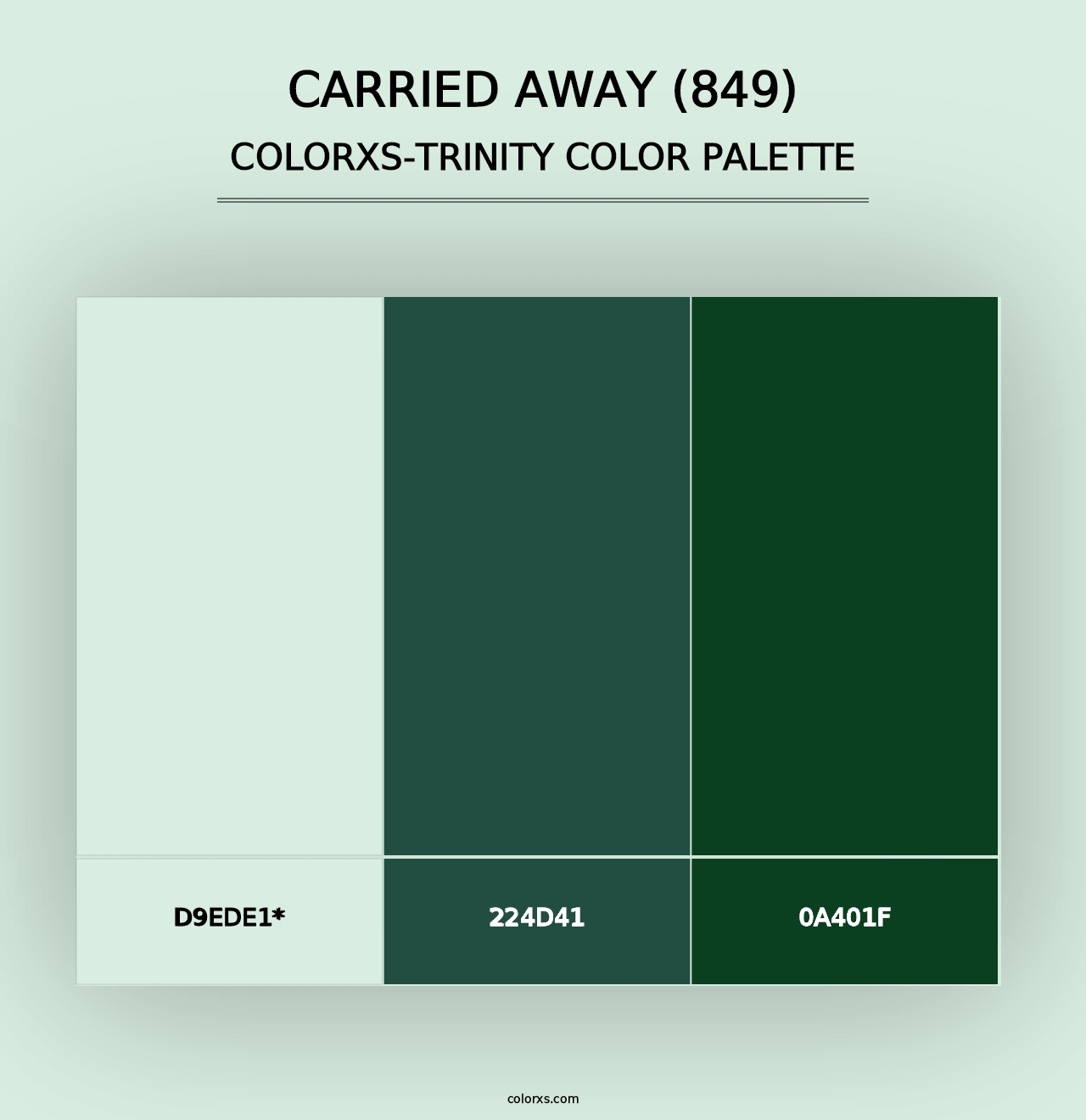 Carried Away (849) - Colorxs Trinity Palette