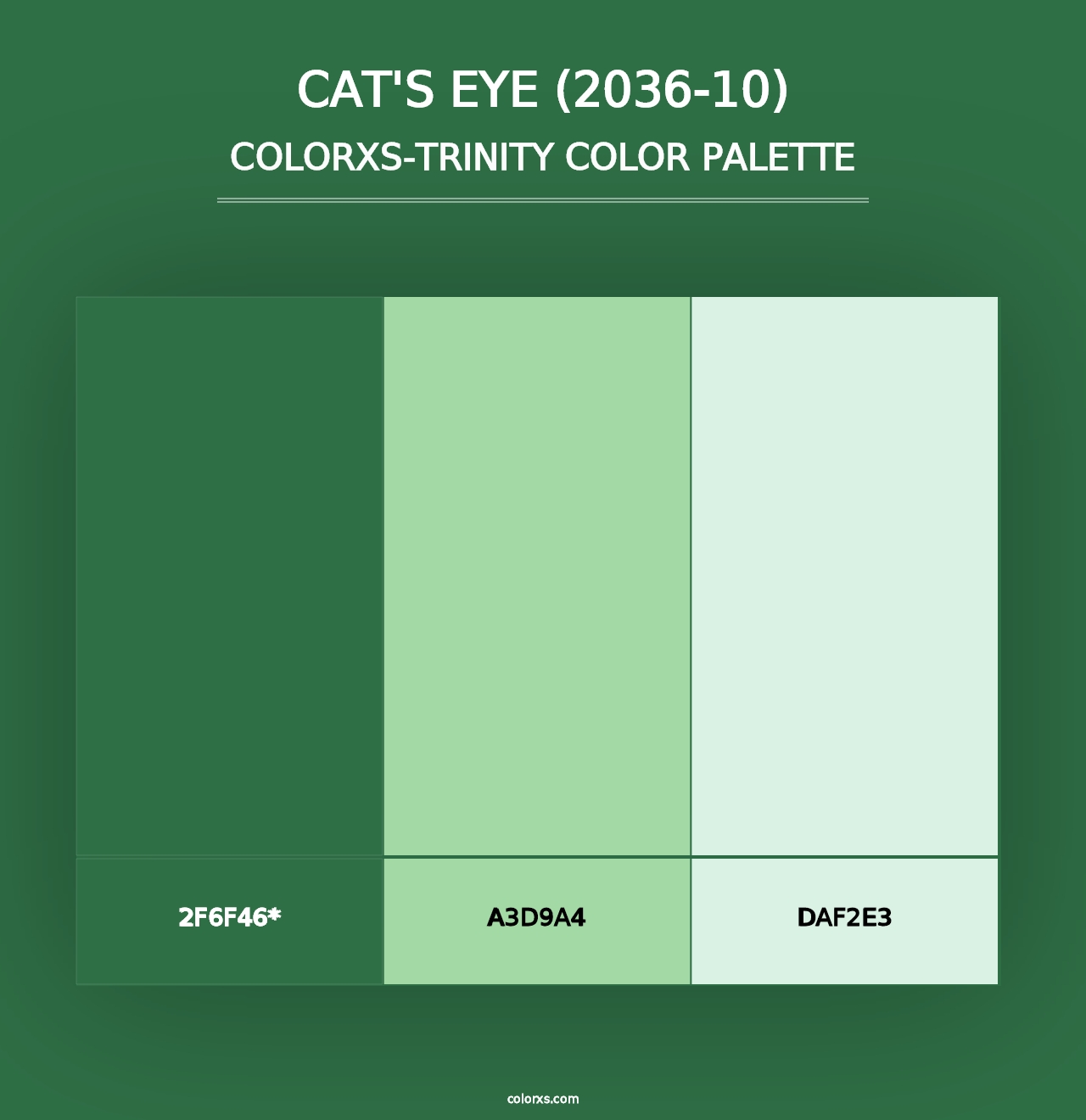 Cat's Eye (2036-10) - Colorxs Trinity Palette