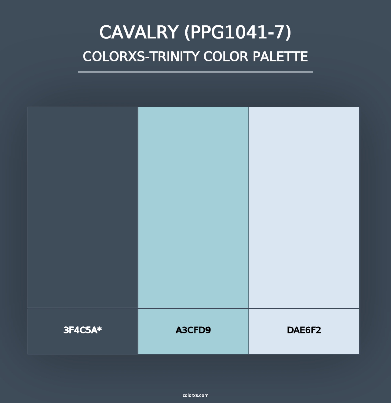 Cavalry (PPG1041-7) - Colorxs Trinity Palette