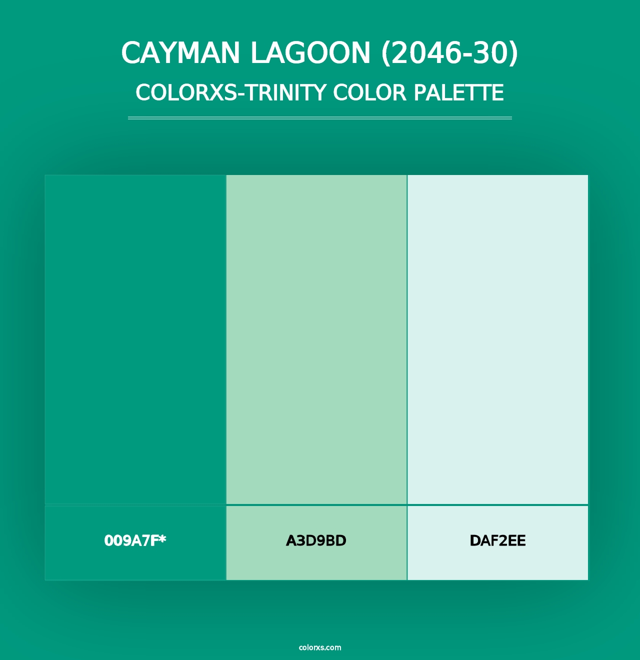 Cayman Lagoon (2046-30) - Colorxs Trinity Palette