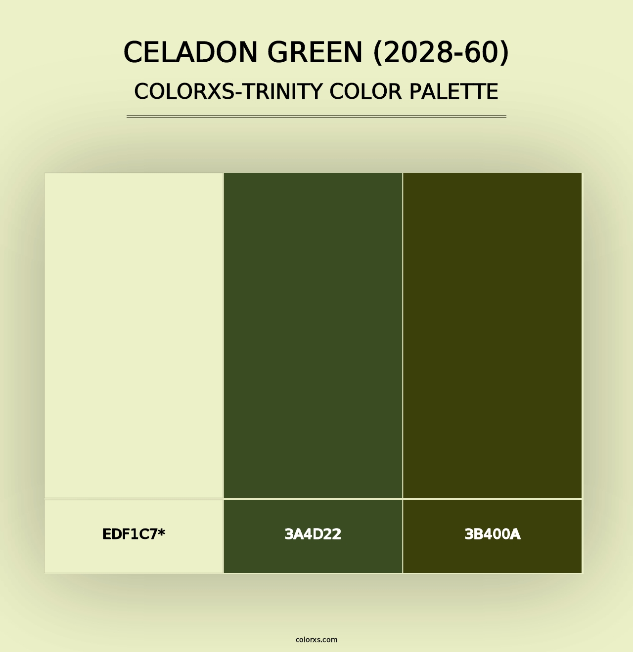 Celadon Green (2028-60) - Colorxs Trinity Palette