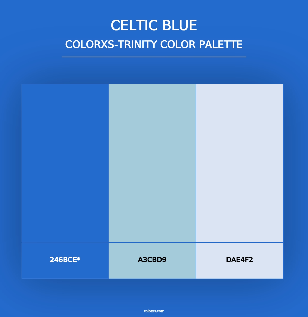 Celtic Blue - Colorxs Trinity Palette