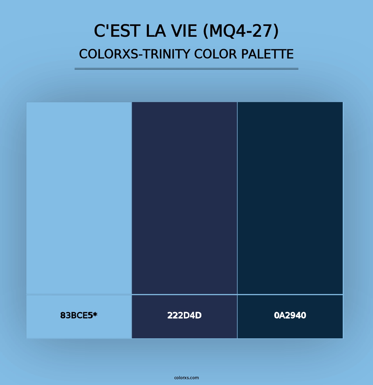 C'Est La Vie (MQ4-27) - Colorxs Trinity Palette