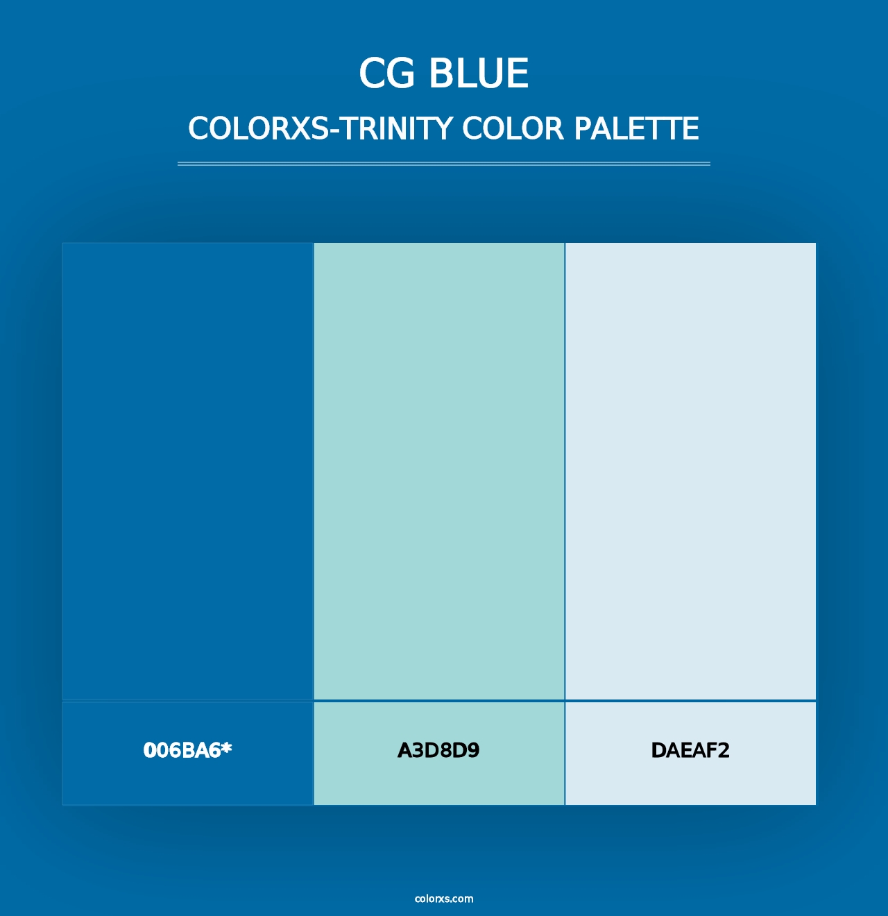 CG Blue - Colorxs Trinity Palette