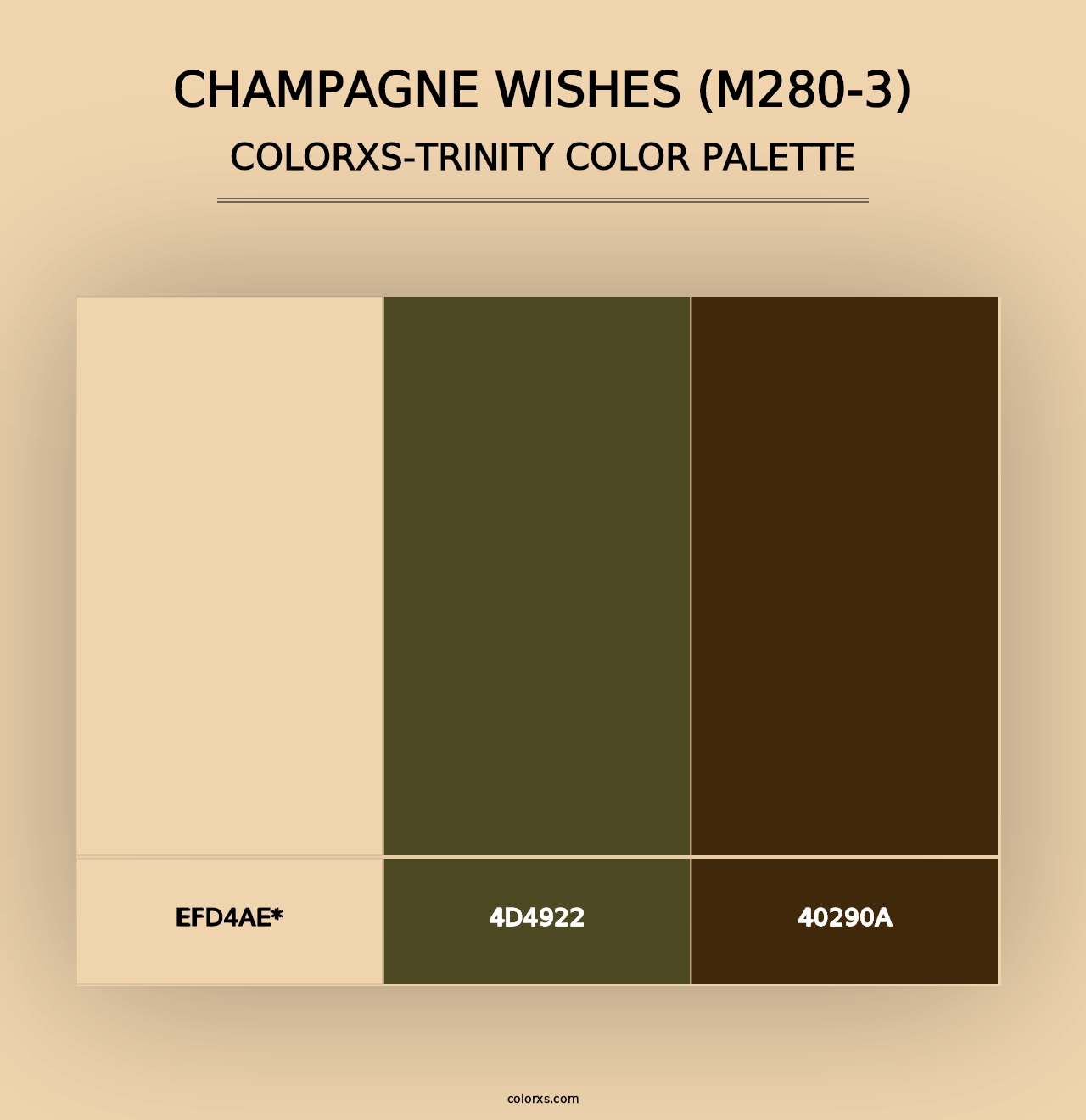 Champagne Wishes (M280-3) - Colorxs Trinity Palette