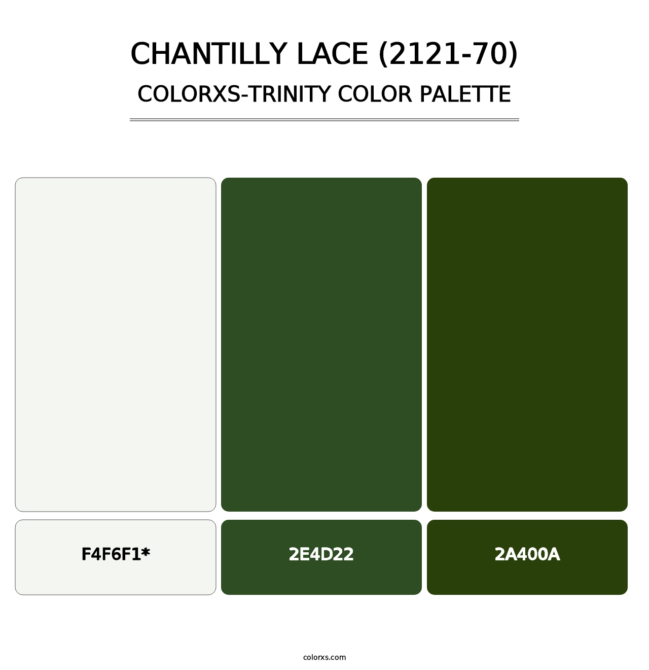 Chantilly Lace (2121-70) - Colorxs Trinity Palette