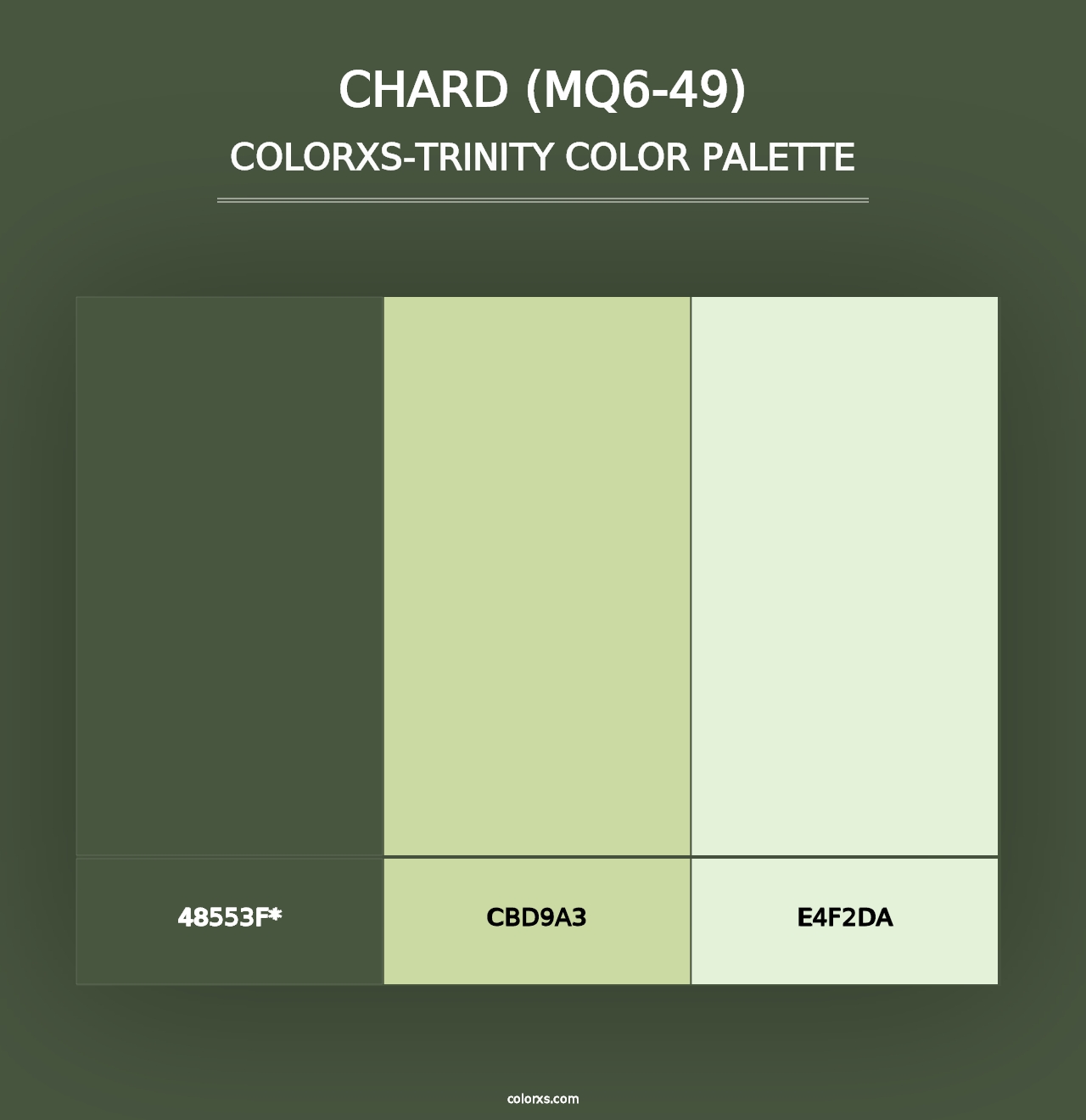 Chard (MQ6-49) - Colorxs Trinity Palette