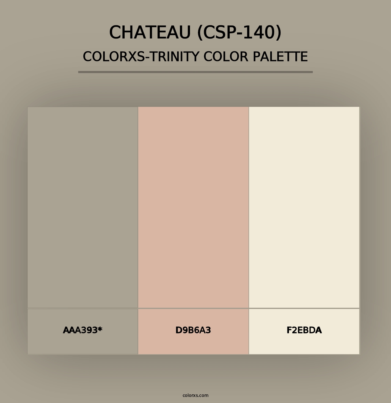 Chateau (CSP-140) - Colorxs Trinity Palette