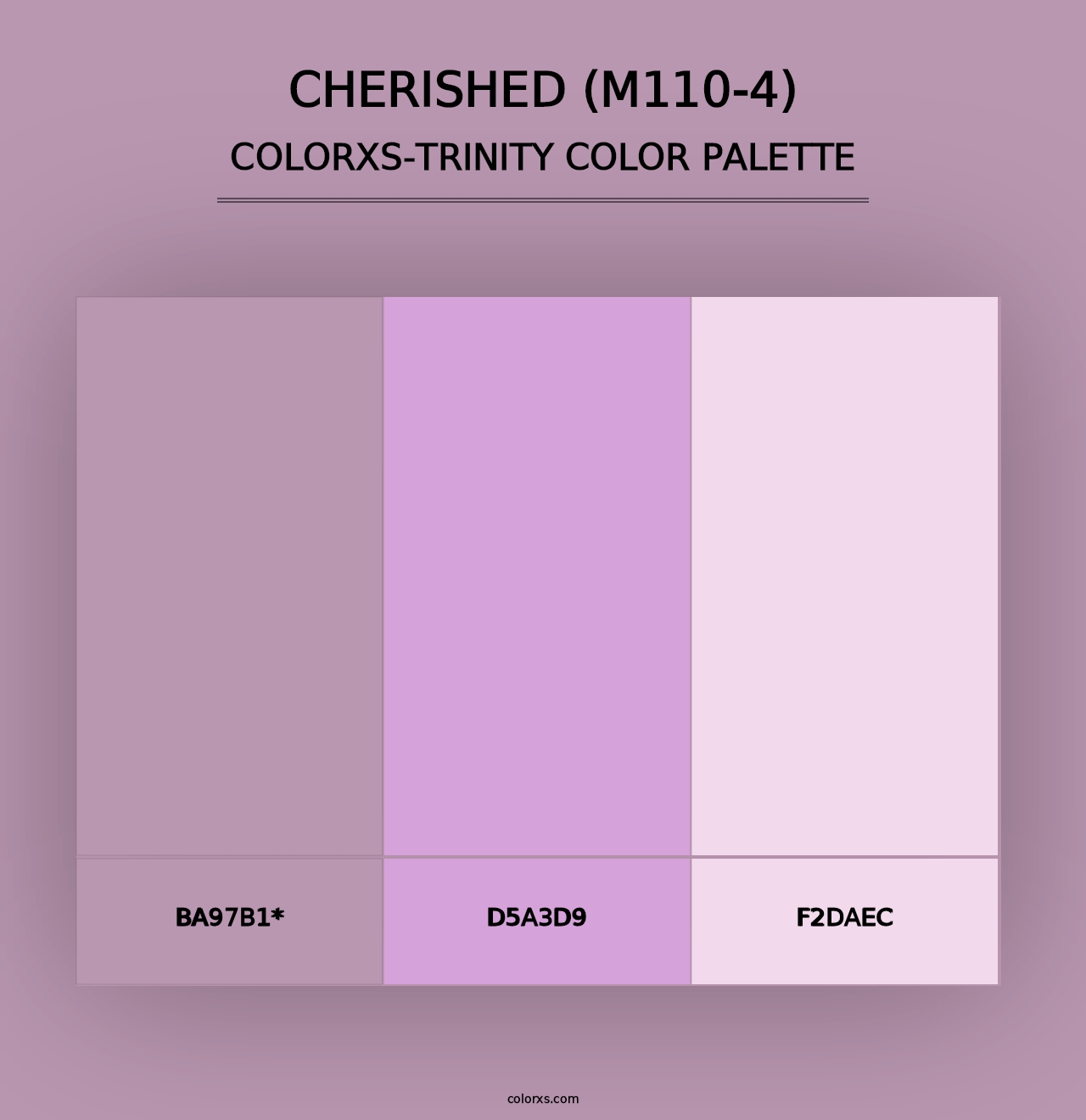 Cherished (M110-4) - Colorxs Trinity Palette