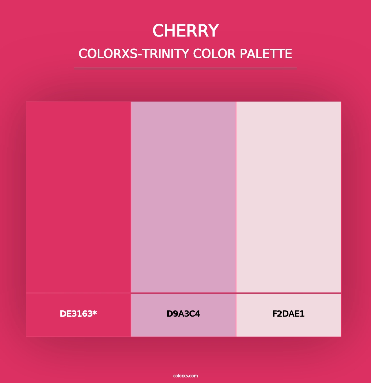 Cherry - Colorxs Trinity Palette