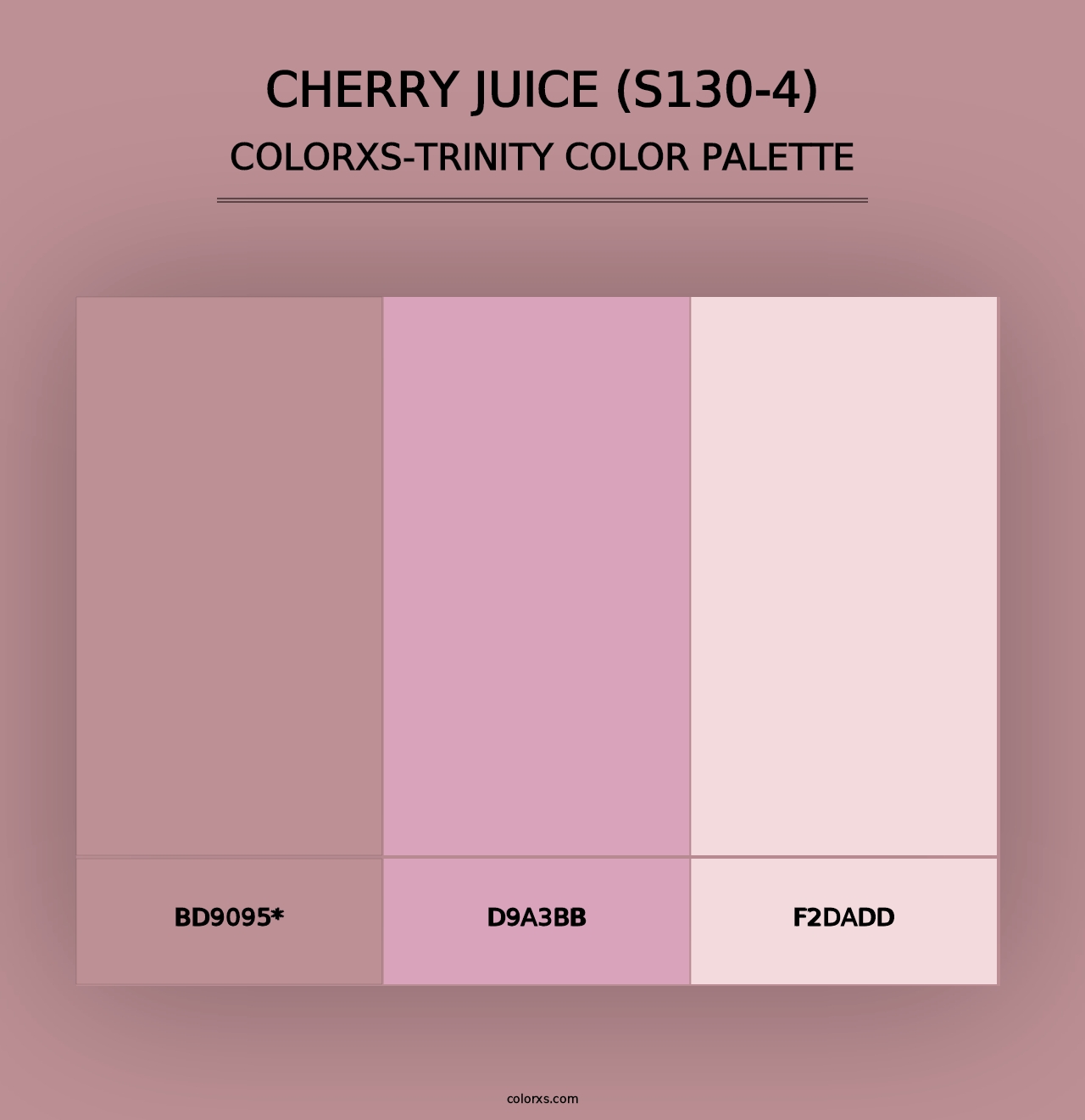 Cherry Juice (S130-4) - Colorxs Trinity Palette