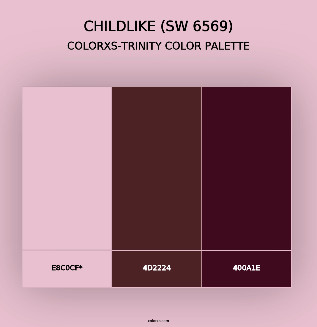 Childlike (SW 6569) - Colorxs Trinity Palette