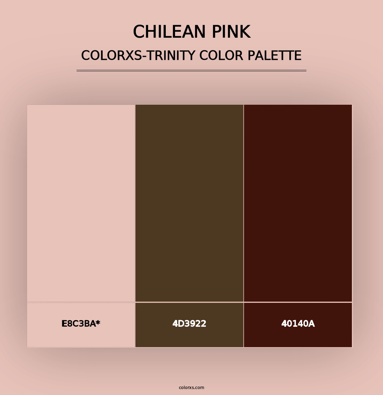 Chilean Pink - Colorxs Trinity Palette