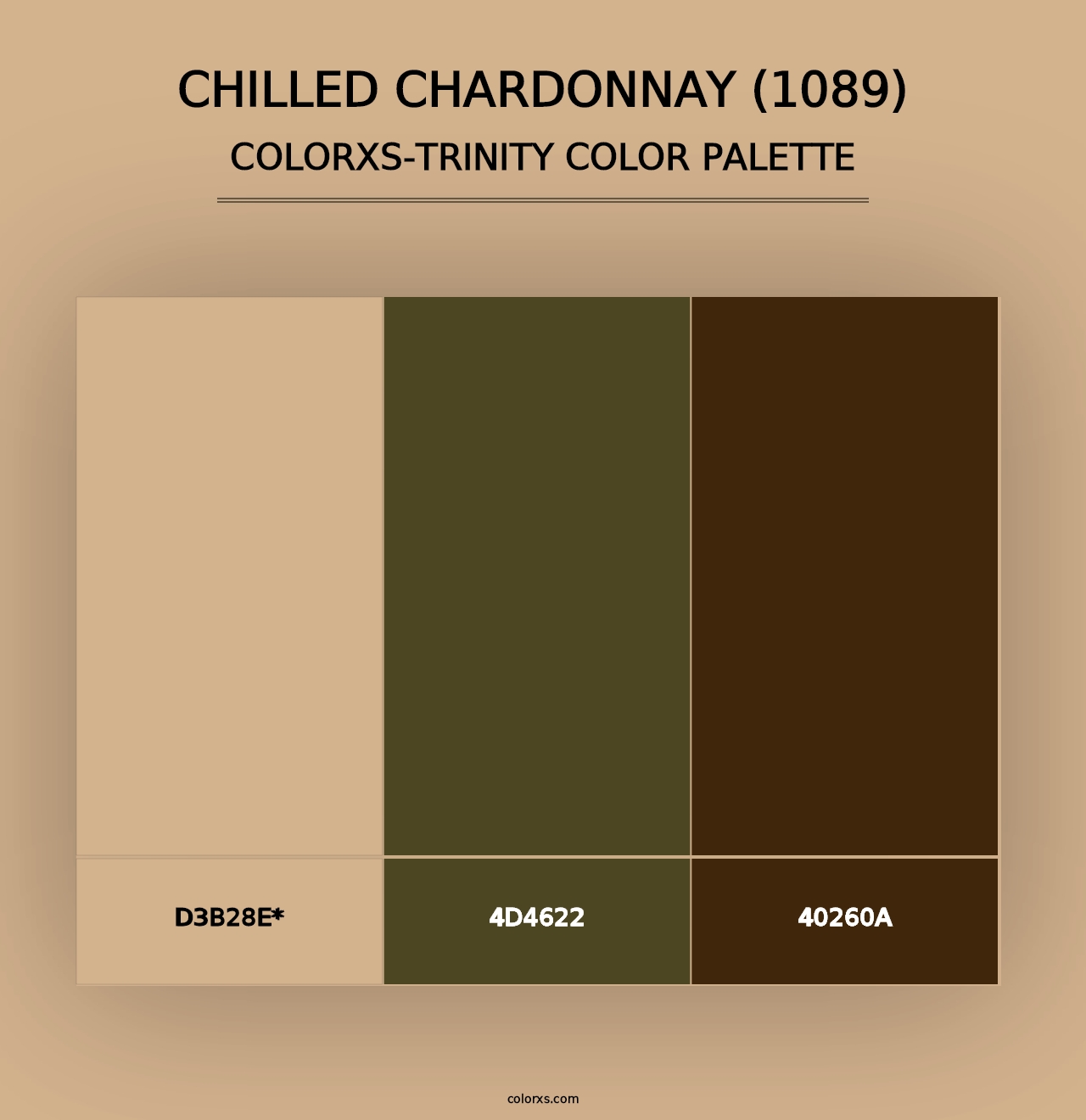 Chilled Chardonnay (1089) - Colorxs Trinity Palette