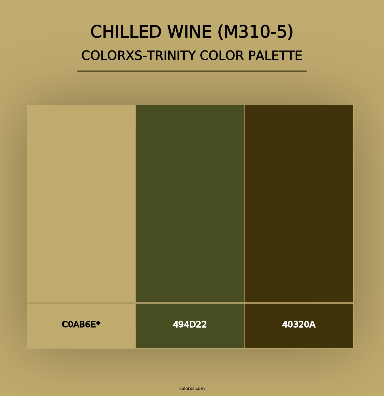 Chilled Wine (M310-5) - Colorxs Trinity Palette