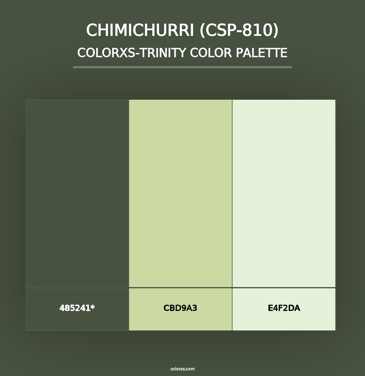 Chimichurri (CSP-810) - Colorxs Trinity Palette