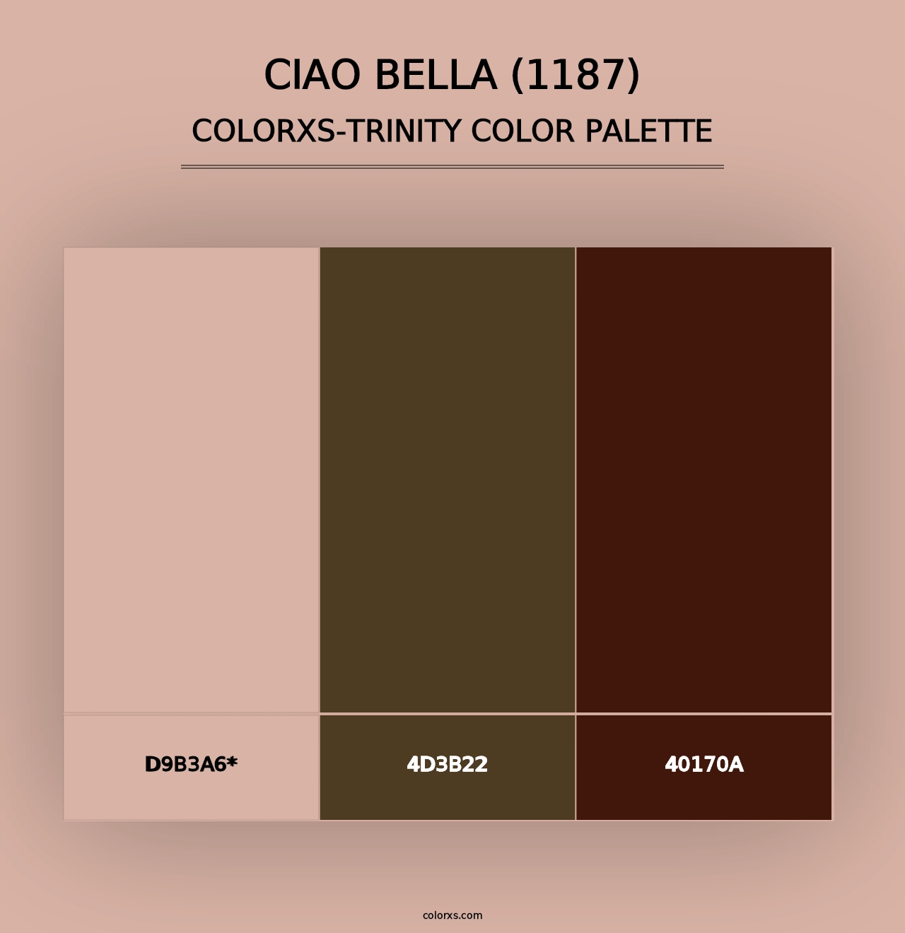 Ciao Bella (1187) - Colorxs Trinity Palette