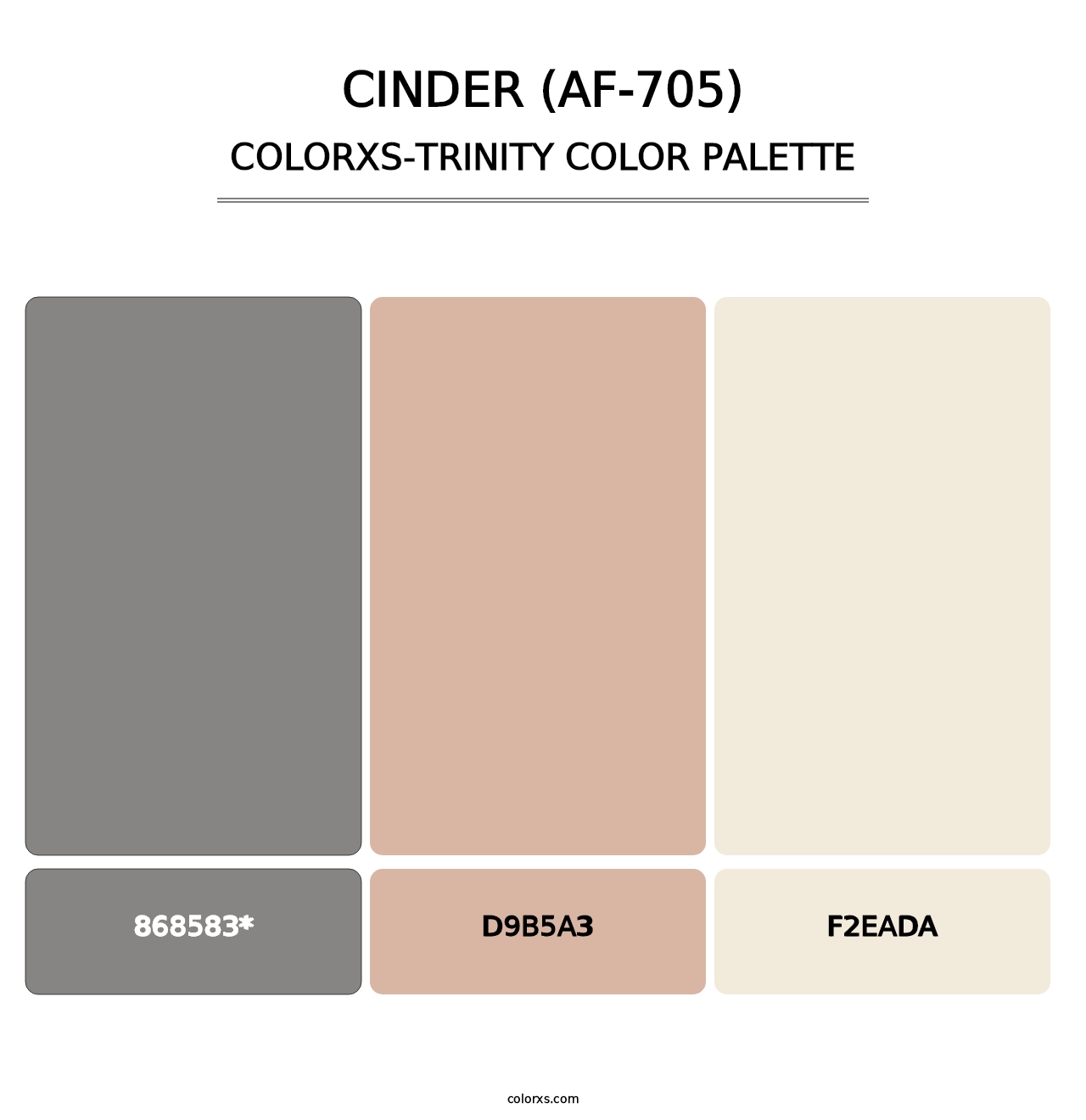 Cinder (AF-705) - Colorxs Trinity Palette