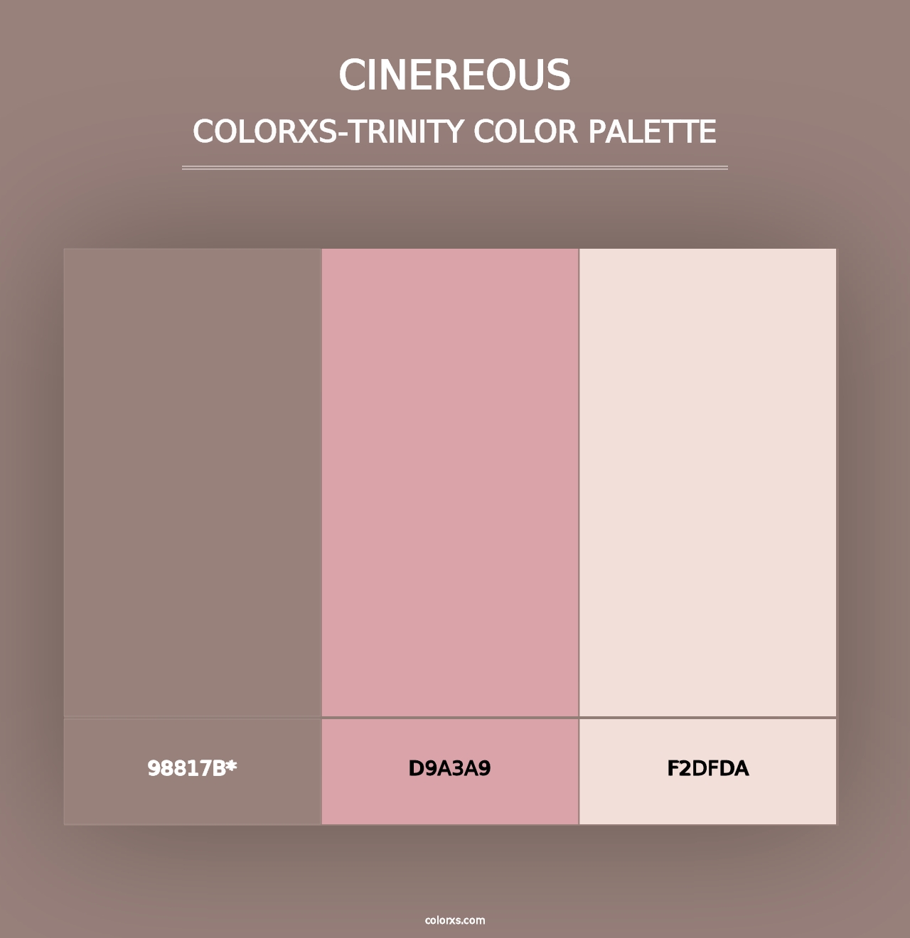 Cinereous - Colorxs Trinity Palette