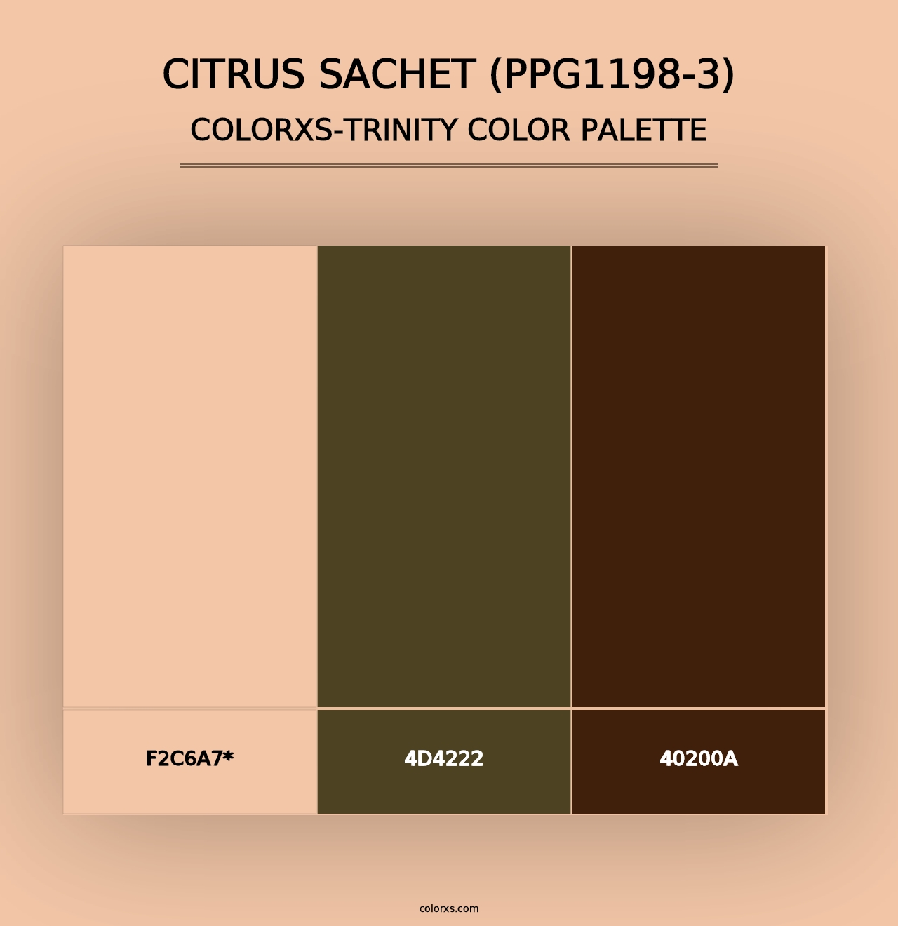 Citrus Sachet (PPG1198-3) - Colorxs Trinity Palette