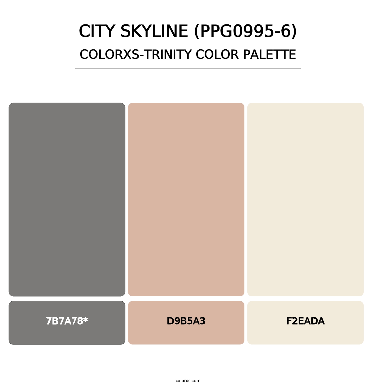 City Skyline (PPG0995-6) - Colorxs Trinity Palette