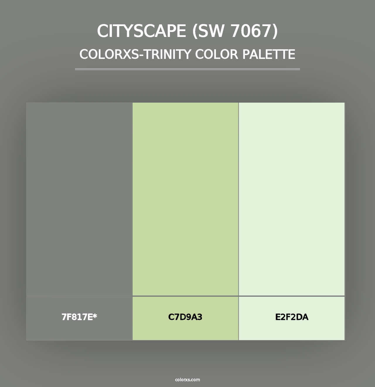 Cityscape (SW 7067) - Colorxs Trinity Palette