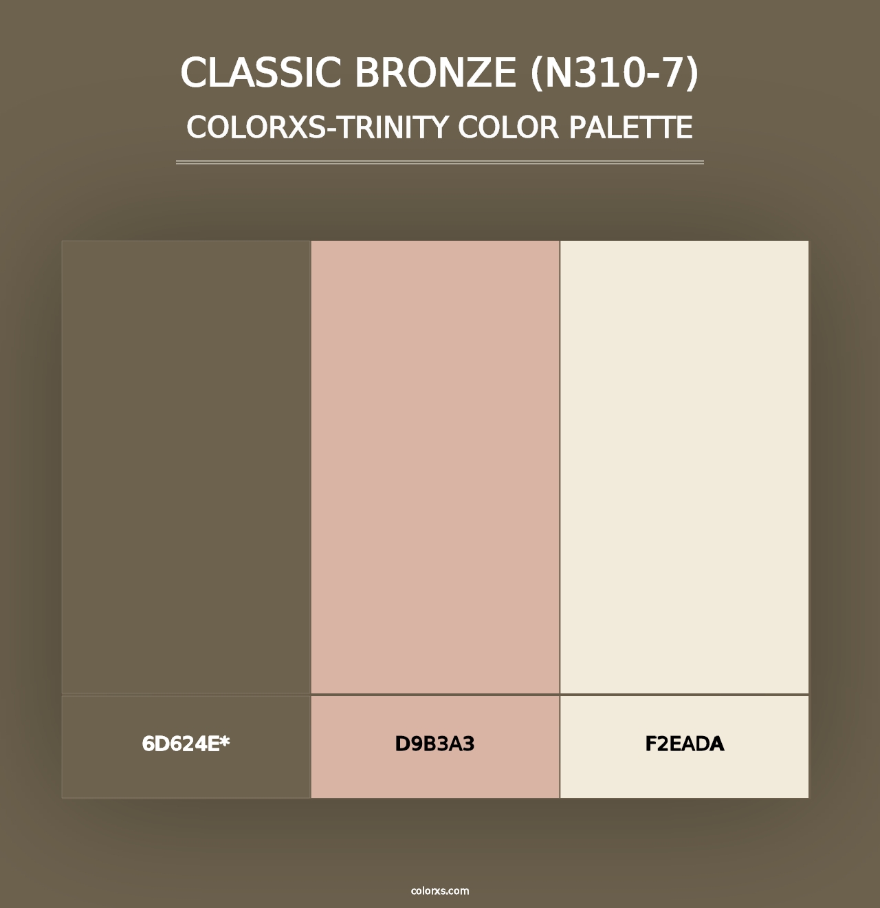 Classic Bronze (N310-7) - Colorxs Trinity Palette