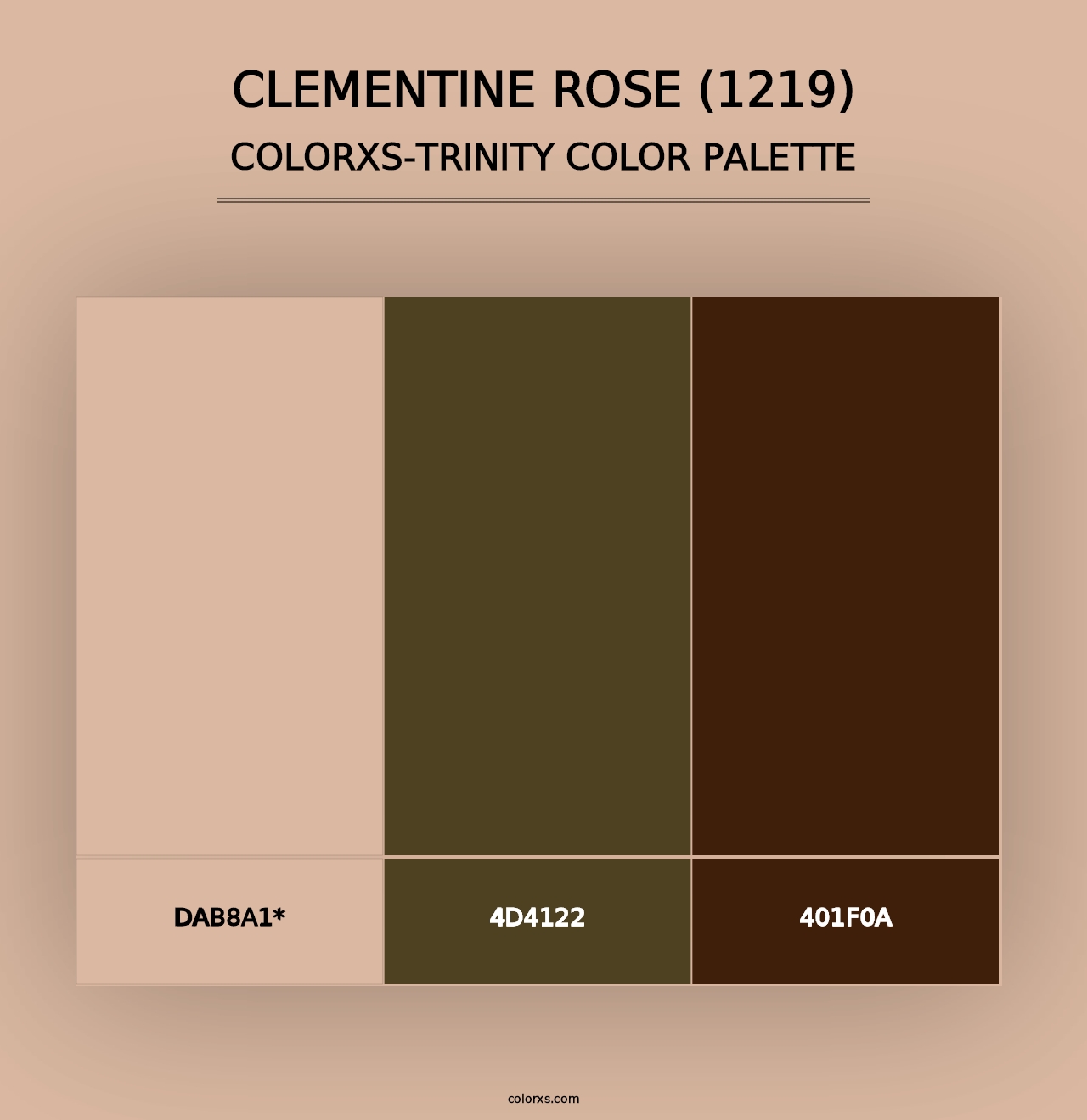 Clementine Rose (1219) - Colorxs Trinity Palette