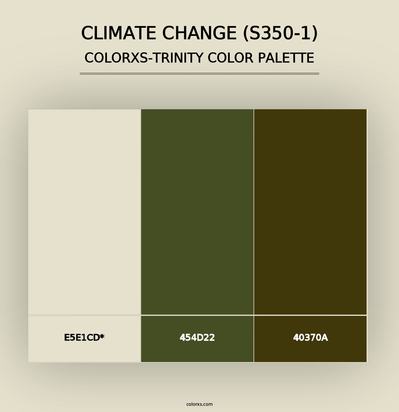 Climate Change (S350-1) - Colorxs Trinity Palette