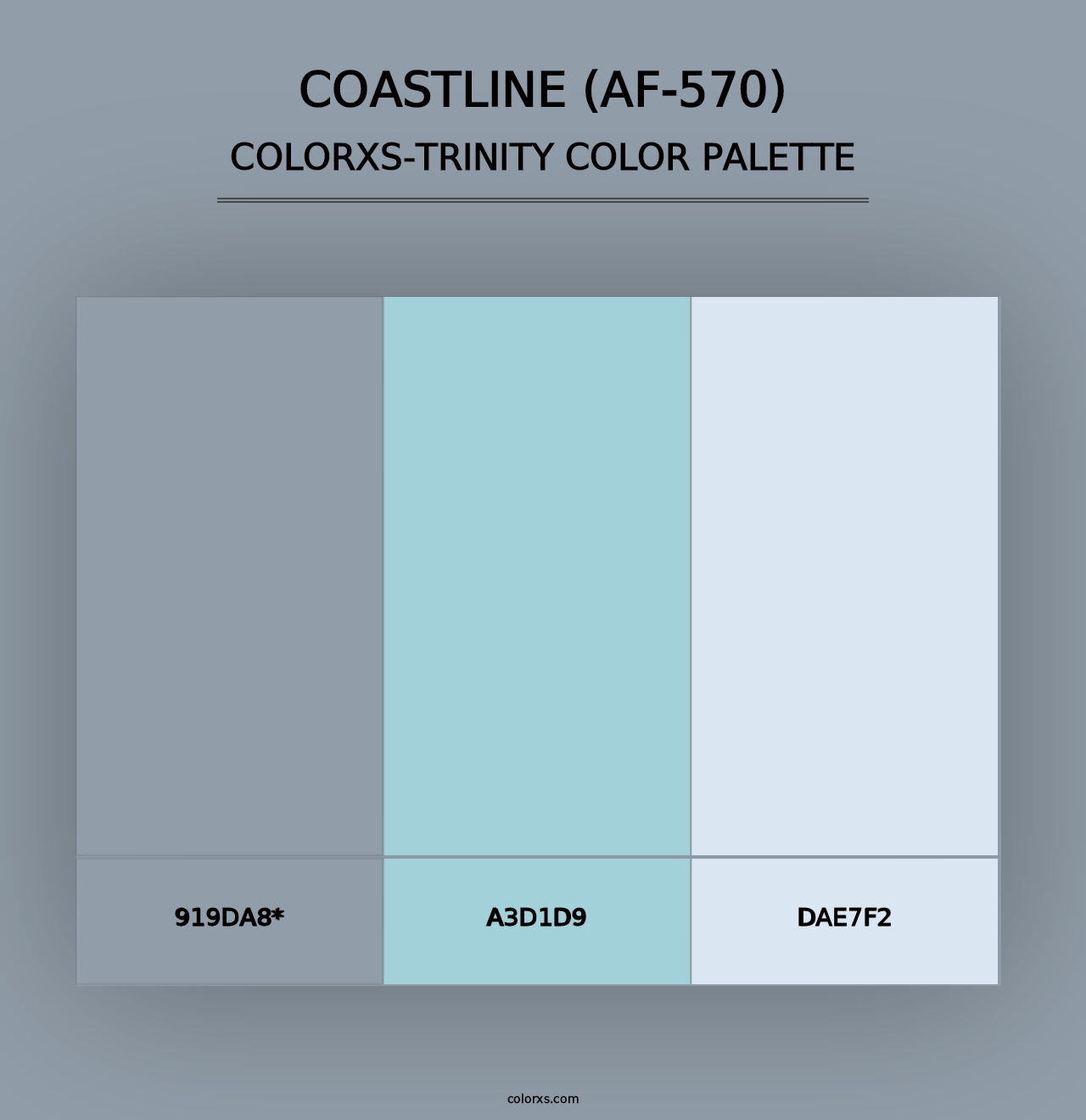 Coastline (AF-570) - Colorxs Trinity Palette