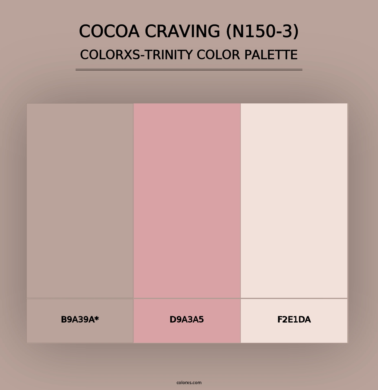 Cocoa Craving (N150-3) - Colorxs Trinity Palette