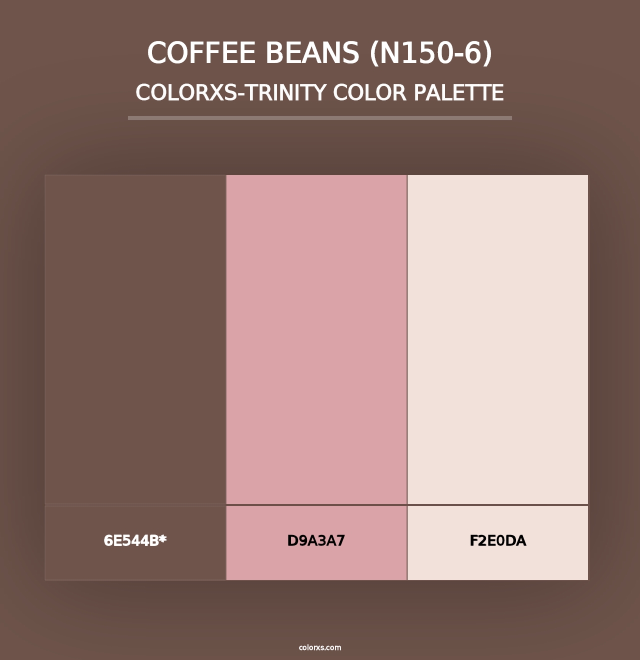 Coffee Beans (N150-6) - Colorxs Trinity Palette