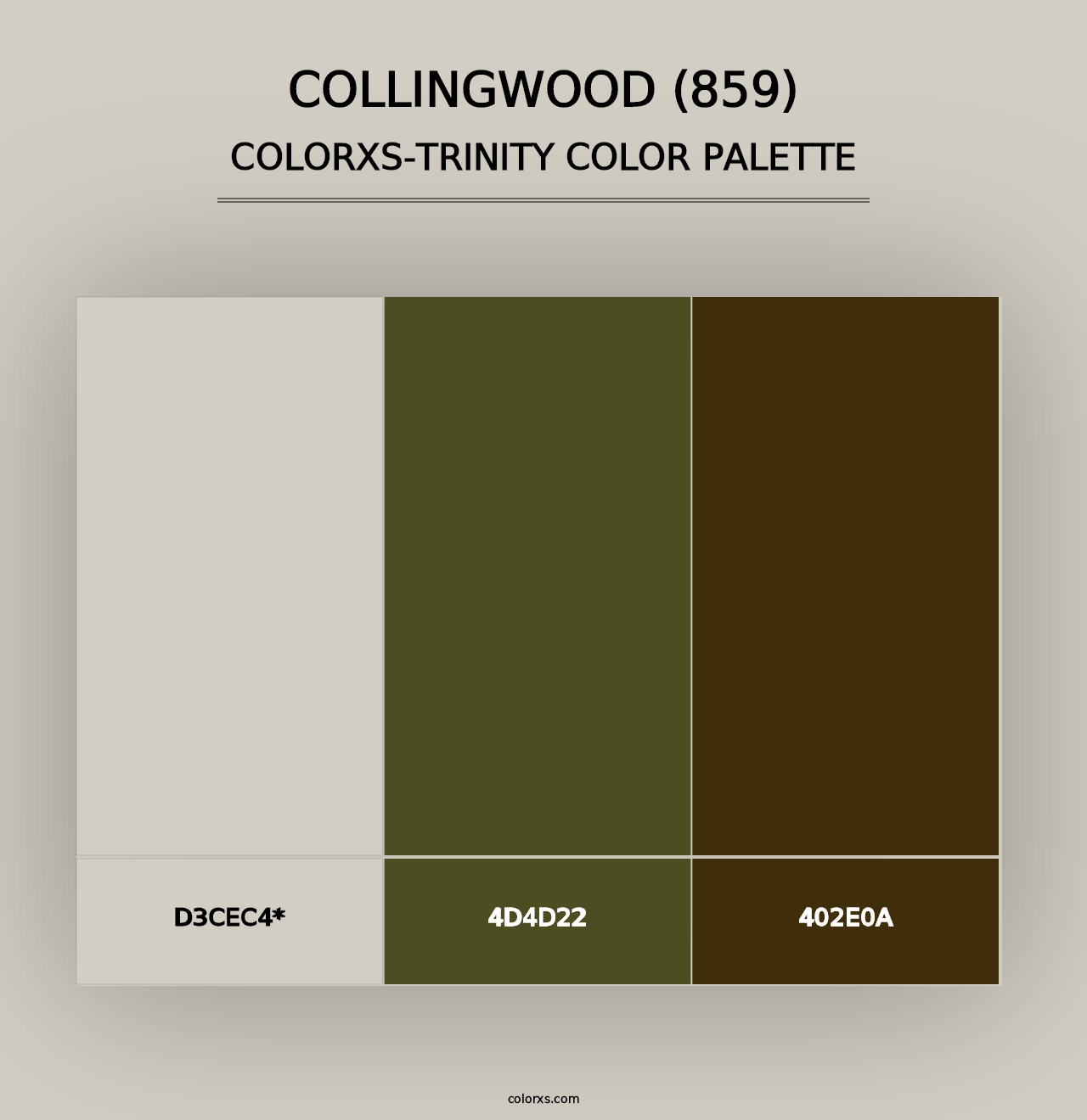 Collingwood (859) - Colorxs Trinity Palette