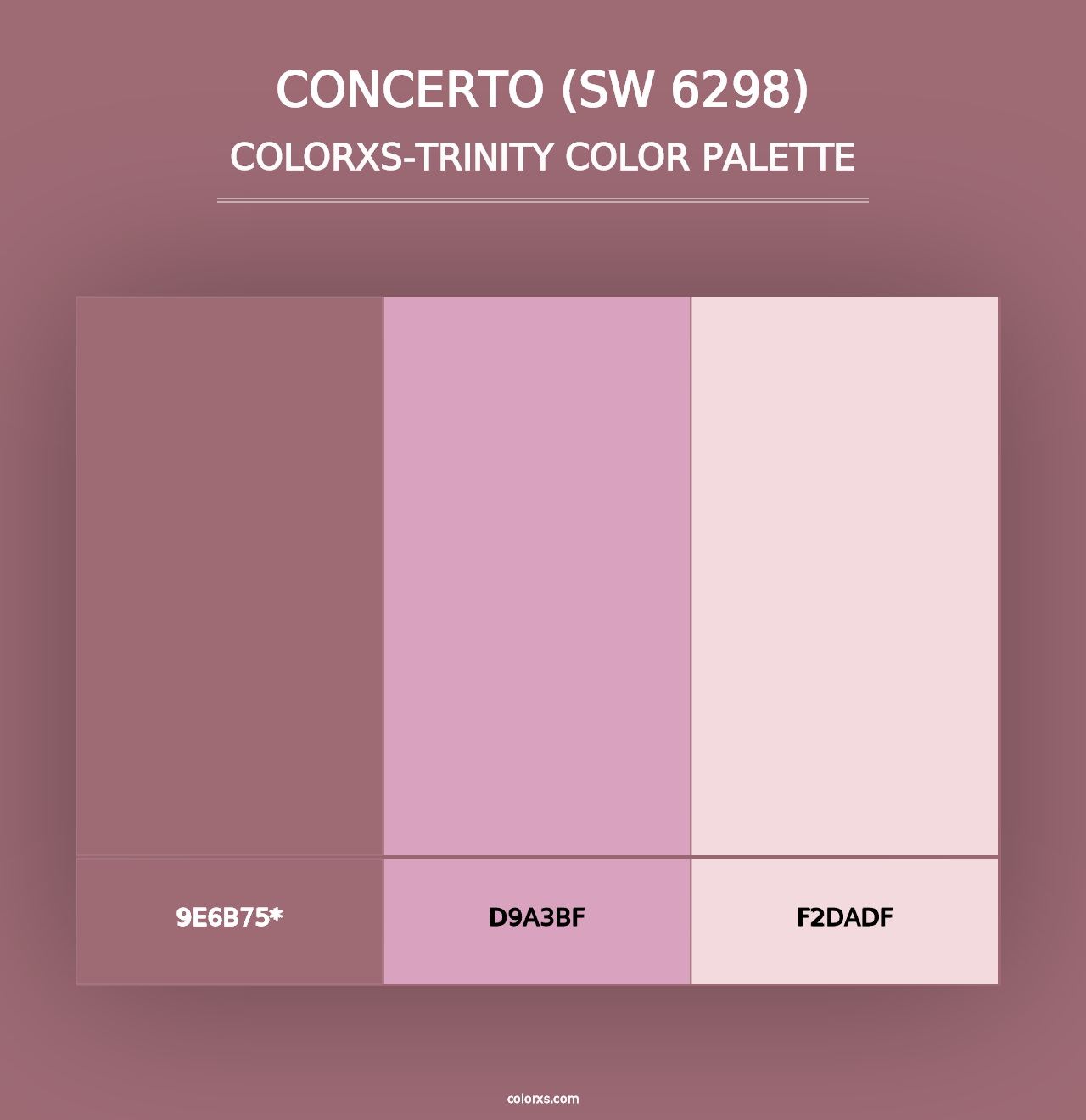 Concerto (SW 6298) - Colorxs Trinity Palette