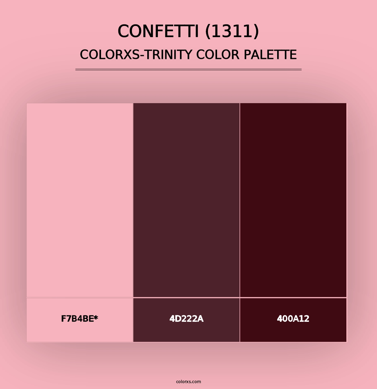 Confetti (1311) - Colorxs Trinity Palette