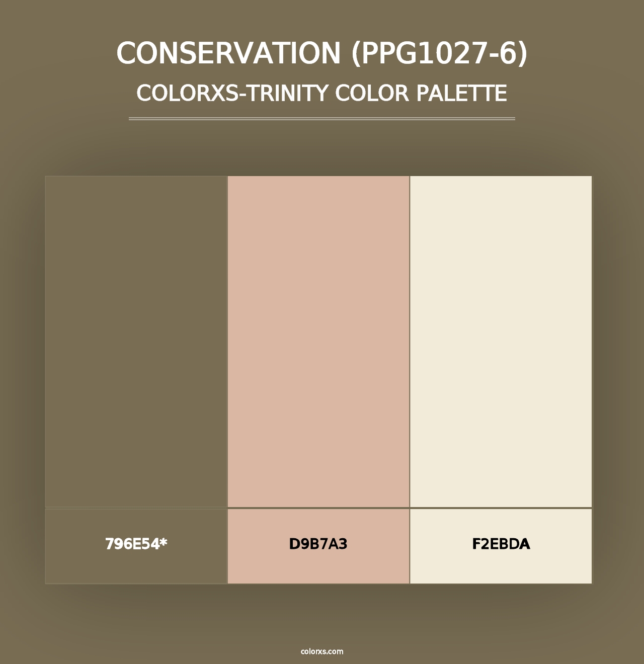 Conservation (PPG1027-6) - Colorxs Trinity Palette