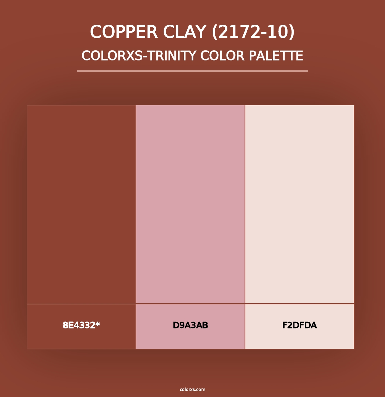 Copper Clay (2172-10) - Colorxs Trinity Palette