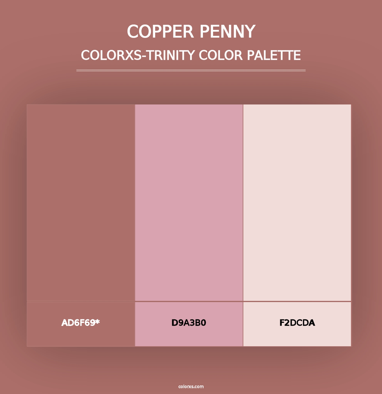 Copper Penny - Colorxs Trinity Palette