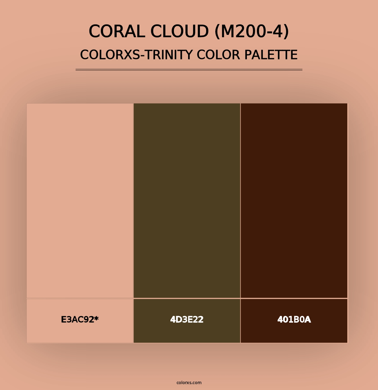 Coral Cloud (M200-4) - Colorxs Trinity Palette