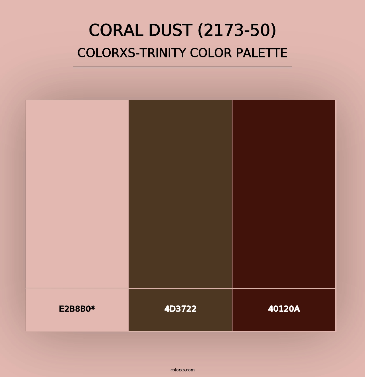 Coral Dust (2173-50) - Colorxs Trinity Palette