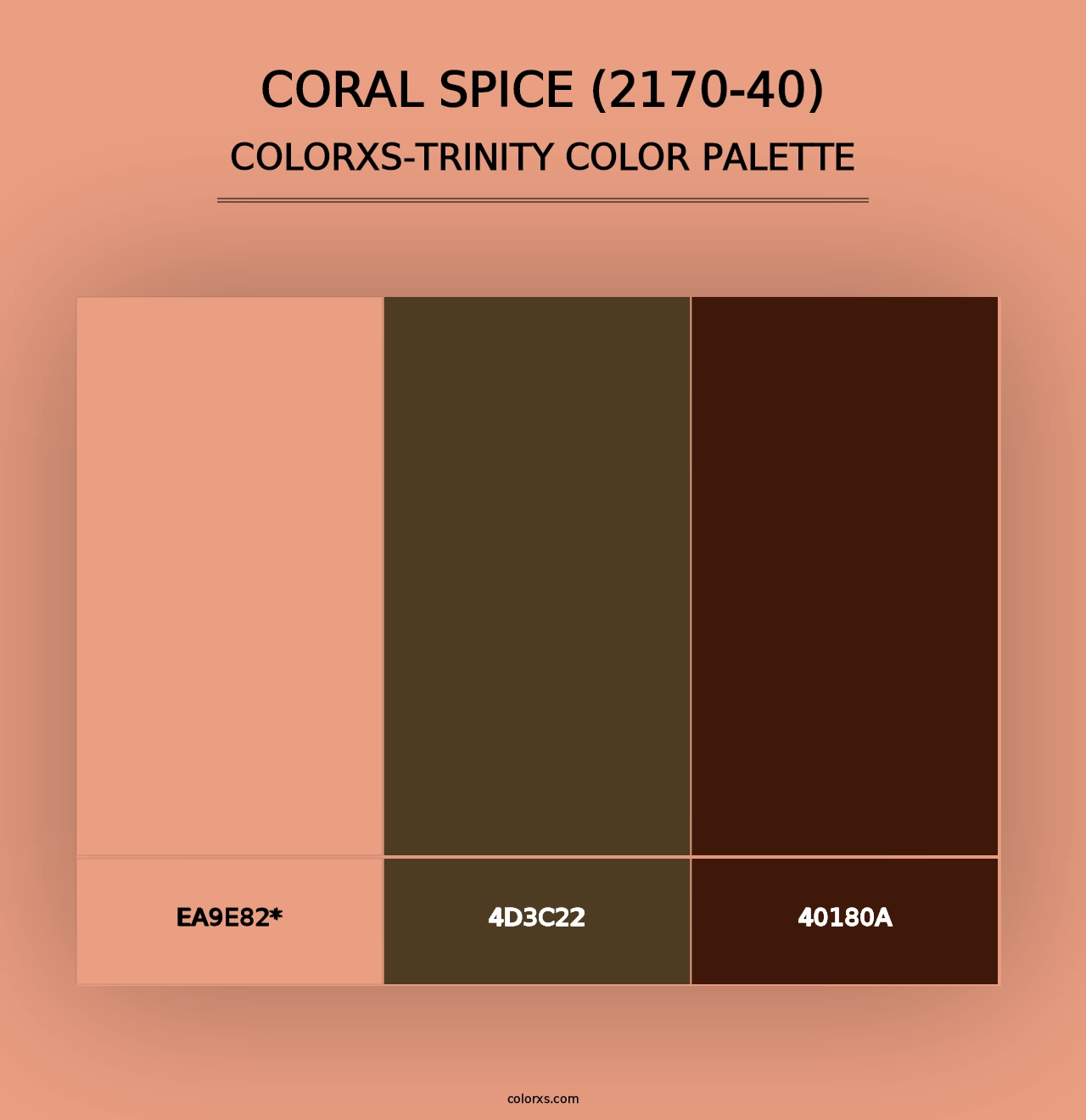 Coral Spice (2170-40) - Colorxs Trinity Palette