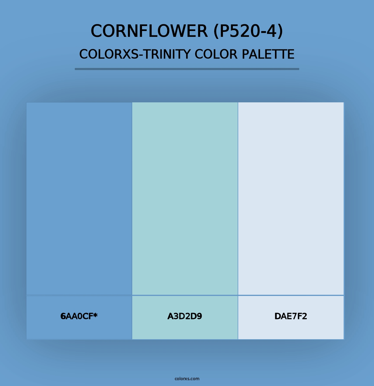 Cornflower (P520-4) - Colorxs Trinity Palette