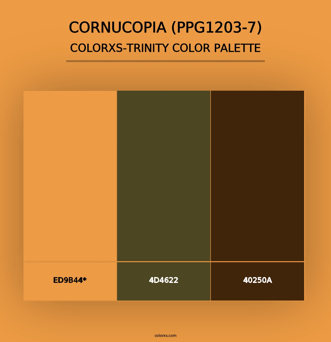 Cornucopia (PPG1203-7) - Colorxs Trinity Palette