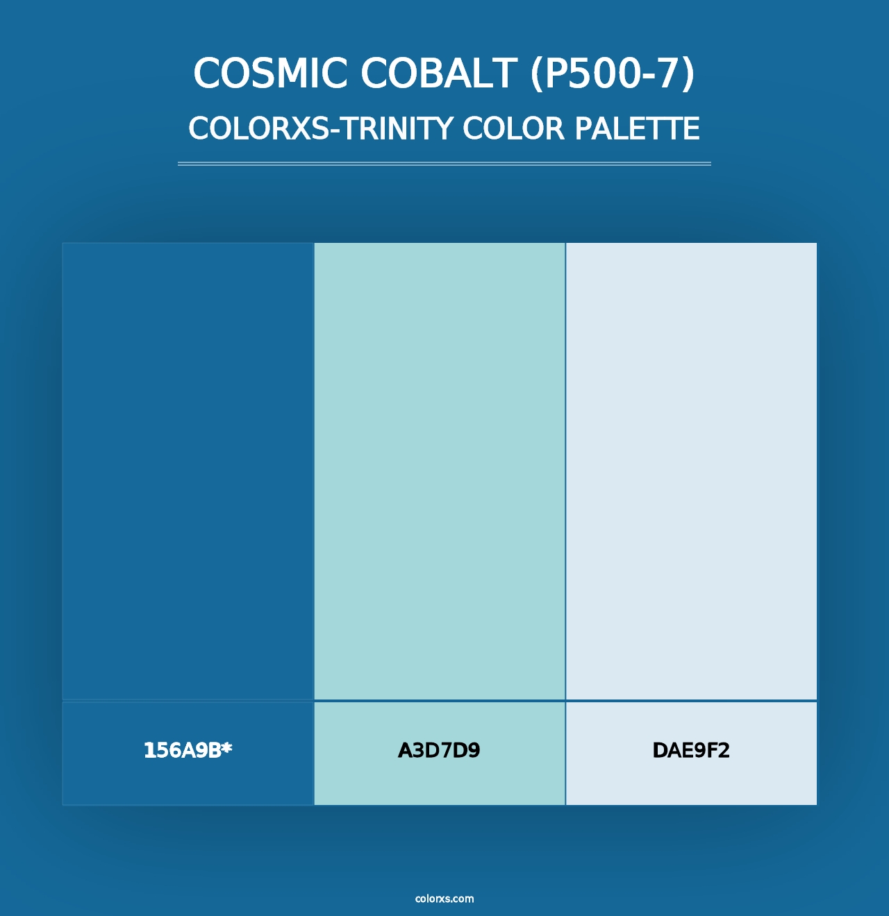 Cosmic Cobalt (P500-7) - Colorxs Trinity Palette