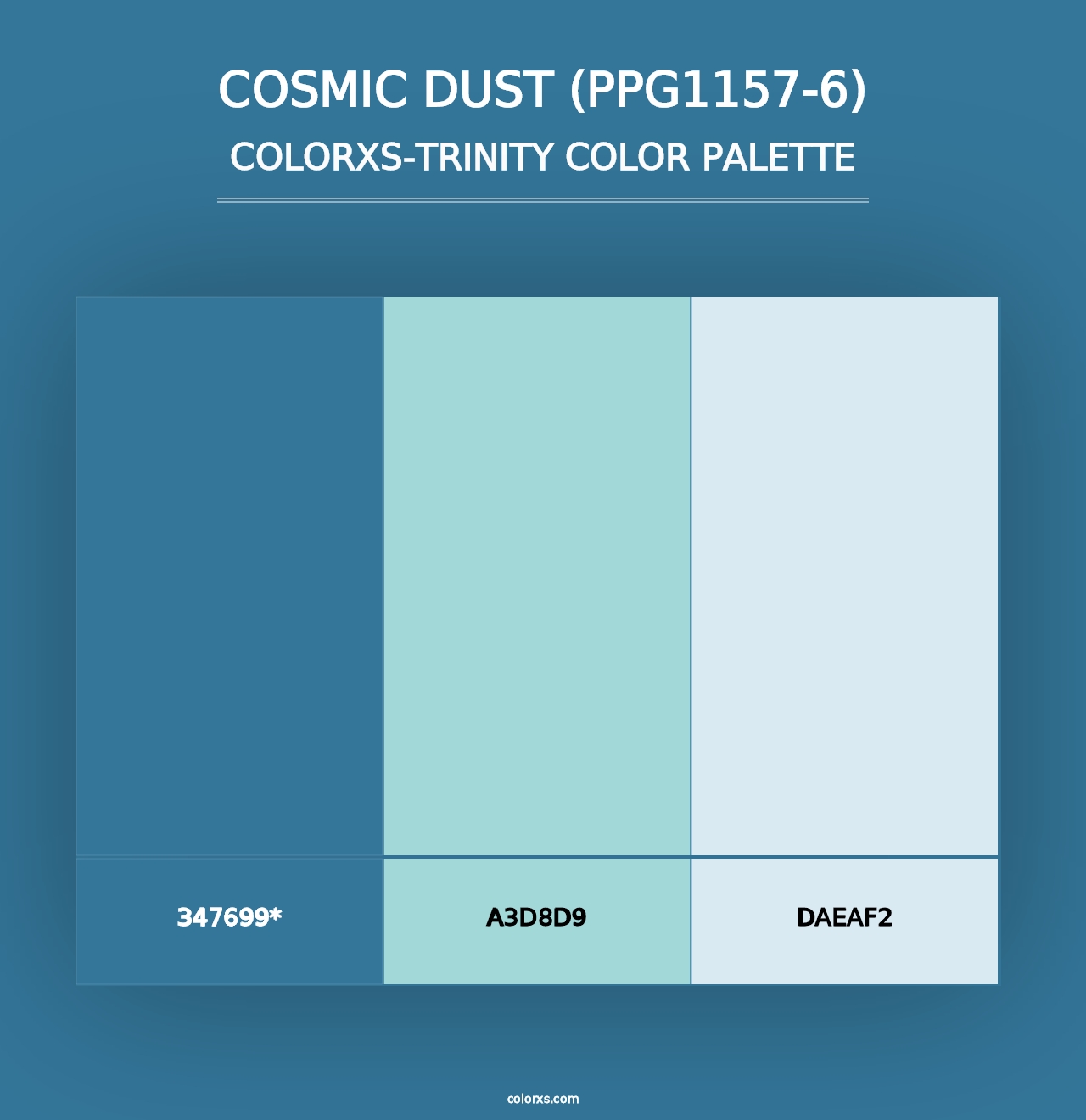 Cosmic Dust (PPG1157-6) - Colorxs Trinity Palette