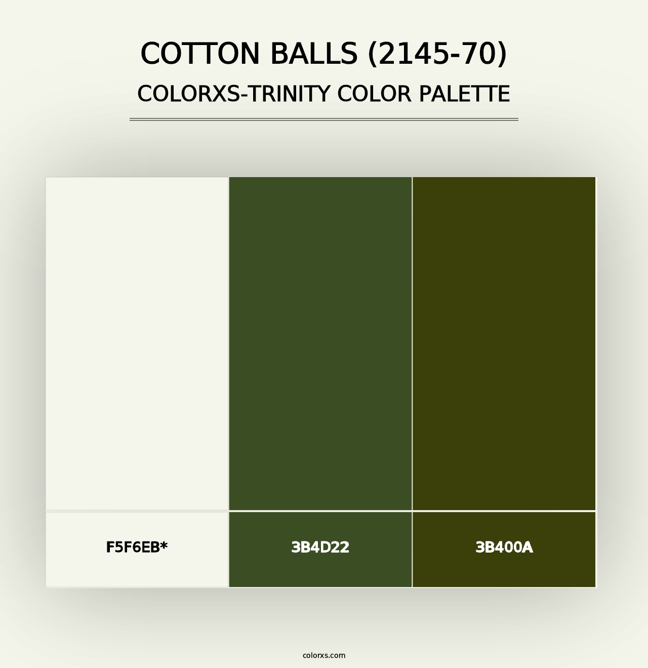 Cotton Balls (2145-70) - Colorxs Trinity Palette