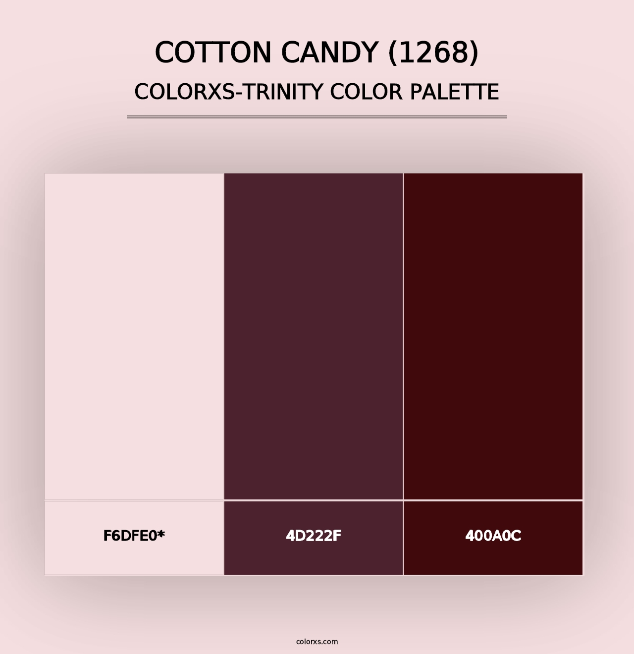 Cotton Candy (1268) - Colorxs Trinity Palette