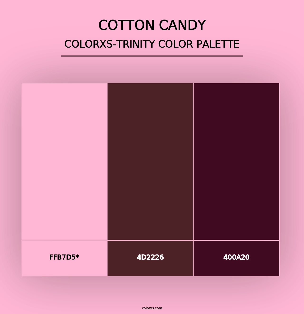 Cotton Candy - Colorxs Trinity Palette