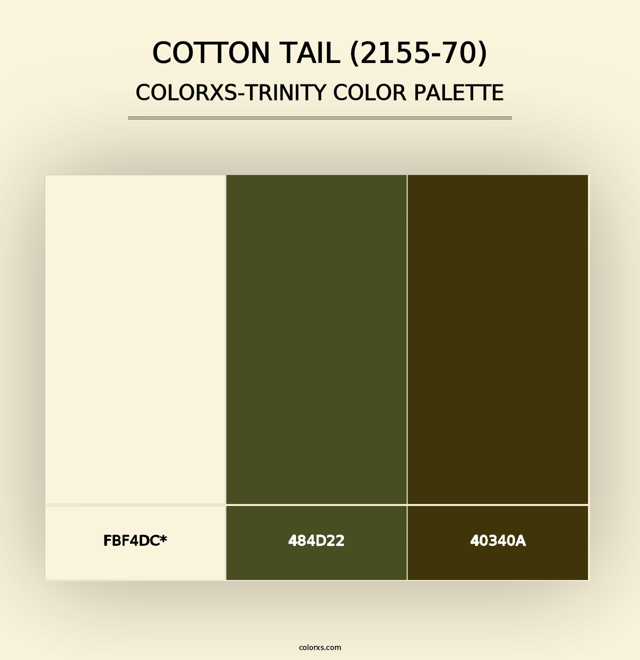 Cotton Tail (2155-70) - Colorxs Trinity Palette