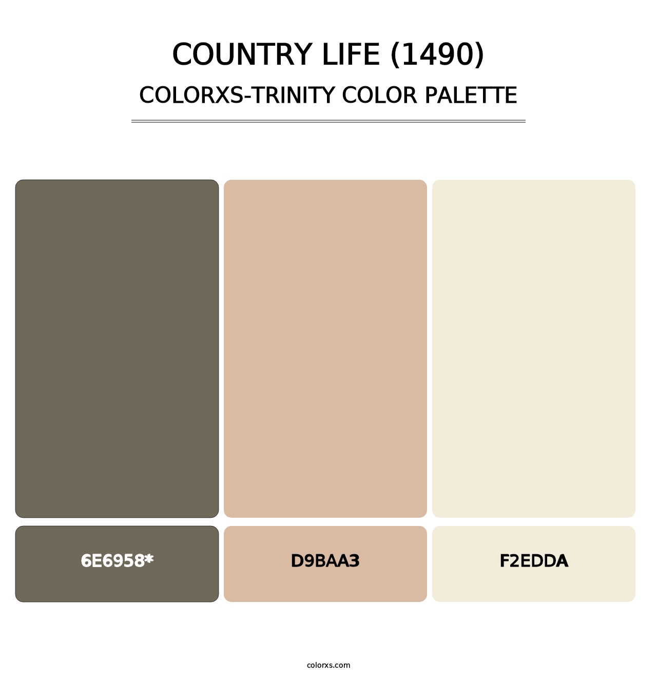 Country Life (1490) - Colorxs Trinity Palette